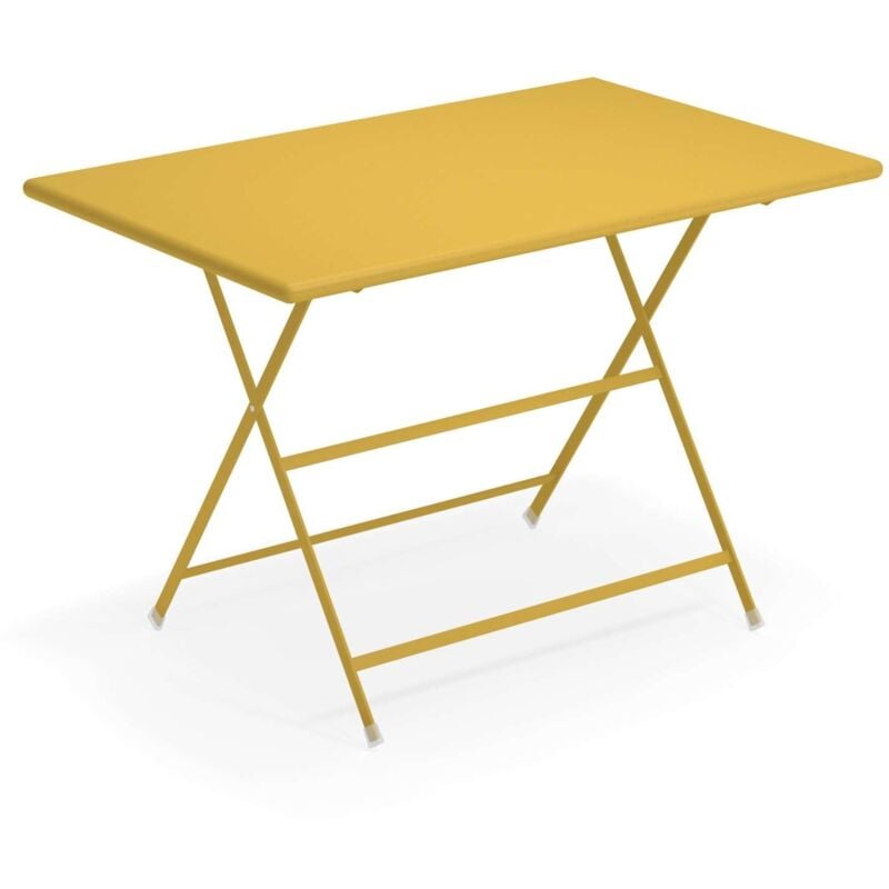 foto del prodotto emu arc en ciel tavolo rettangolare pieghevole 110x70 giallo curry ral 1005 62 
