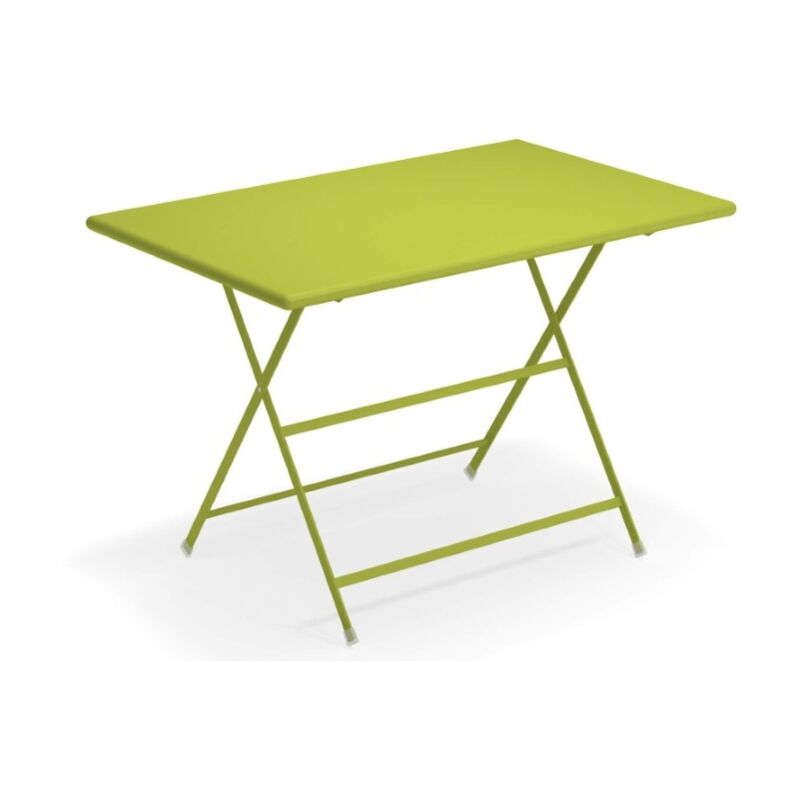 foto del prodotto emu arc en ciel tavolo rettangolare pieghevole 110x70 verde raggrinzato 582 c