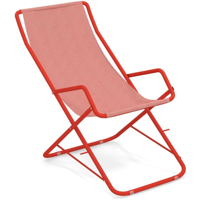 foto del prodotto emu bahama sdraio rosso raggrinzato ral 3028