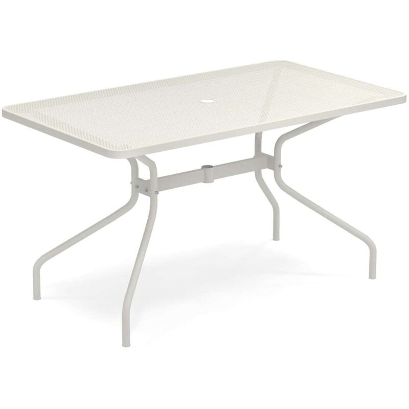 foto del prodotto emu cambi tavolo rettangolare 140x80 bianco raggrinzato 9002