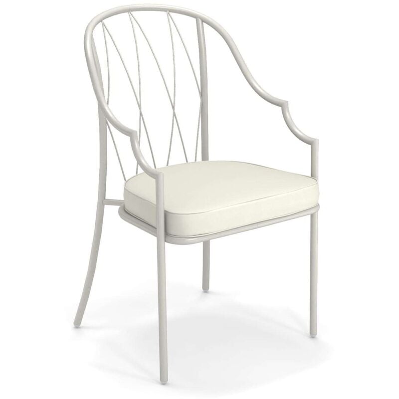 immagine 0 del prodotto emu como poltroncina schienale alto bianco raggrinzato 9002