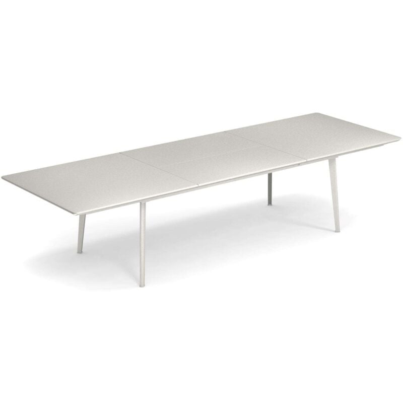 foto del prodotto emu plus4 tavolo allungabile imperial bianco raggrinzato 9002