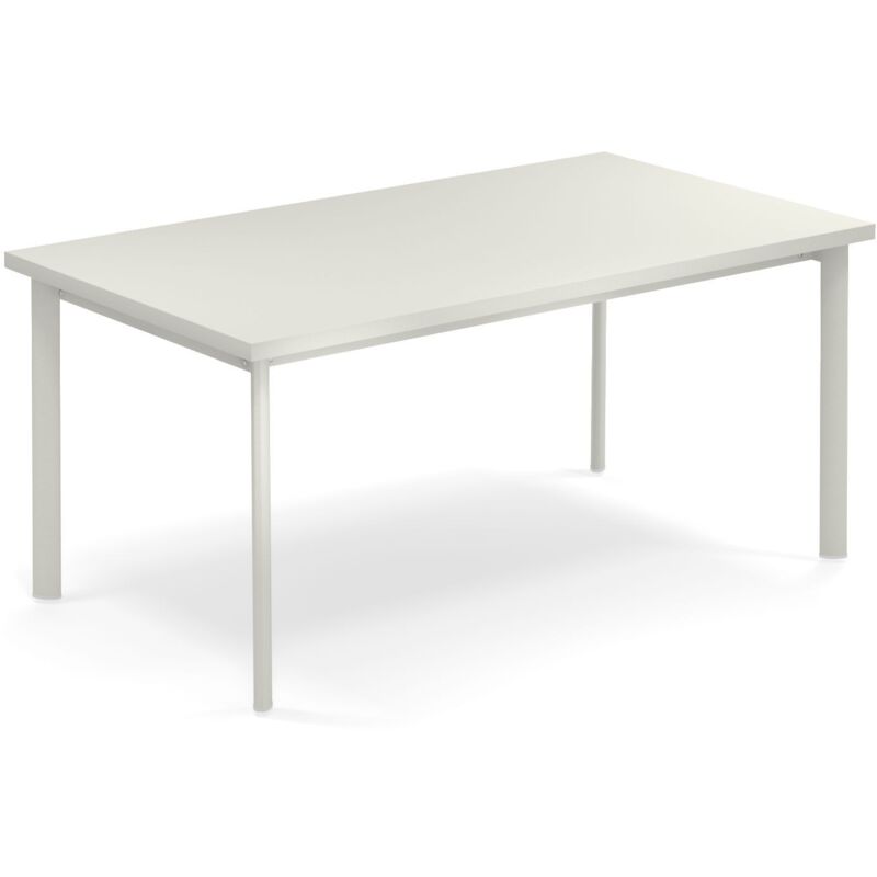 foto del prodotto emu - star tavolo rettangolare 160x90 bianco raggrinzato 9002