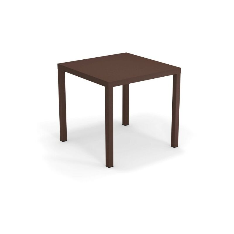 foto del prodotto emu tavolo impilabile quadrato nova 70x70cm marrone d india