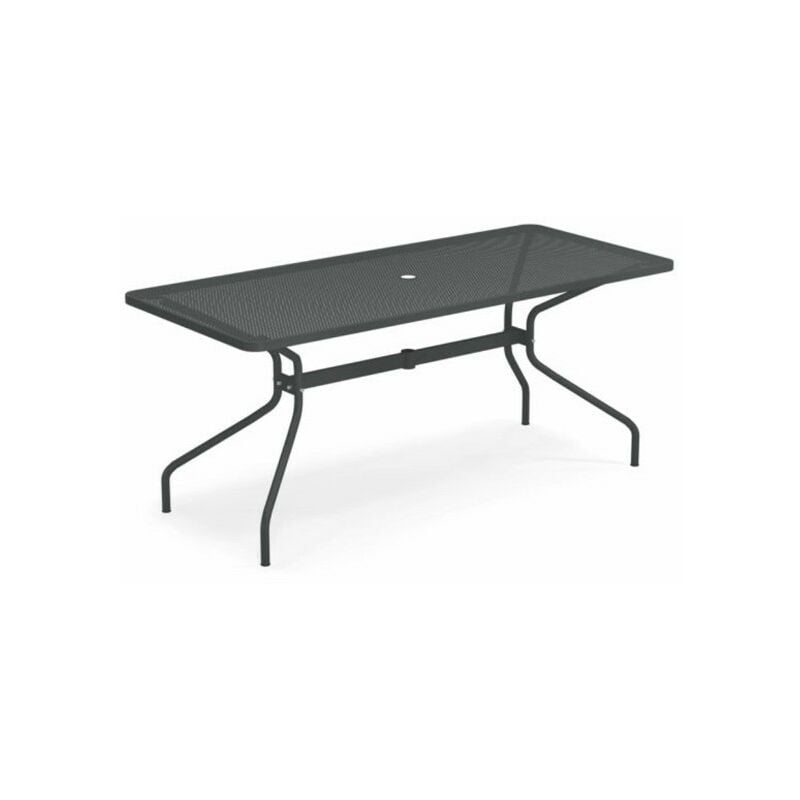 foto del prodotto emu tavolo rettangolare cambi ferro antico 180x80 cm