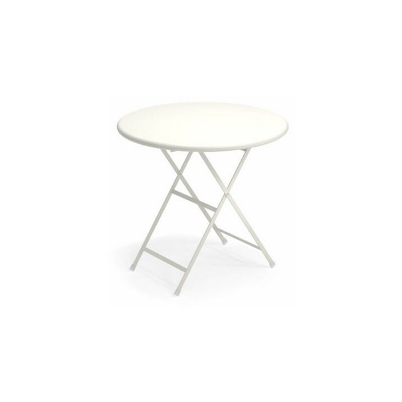 foto del prodotto emu tavolo rotondo arc en ciel 80 cm bianco opaco