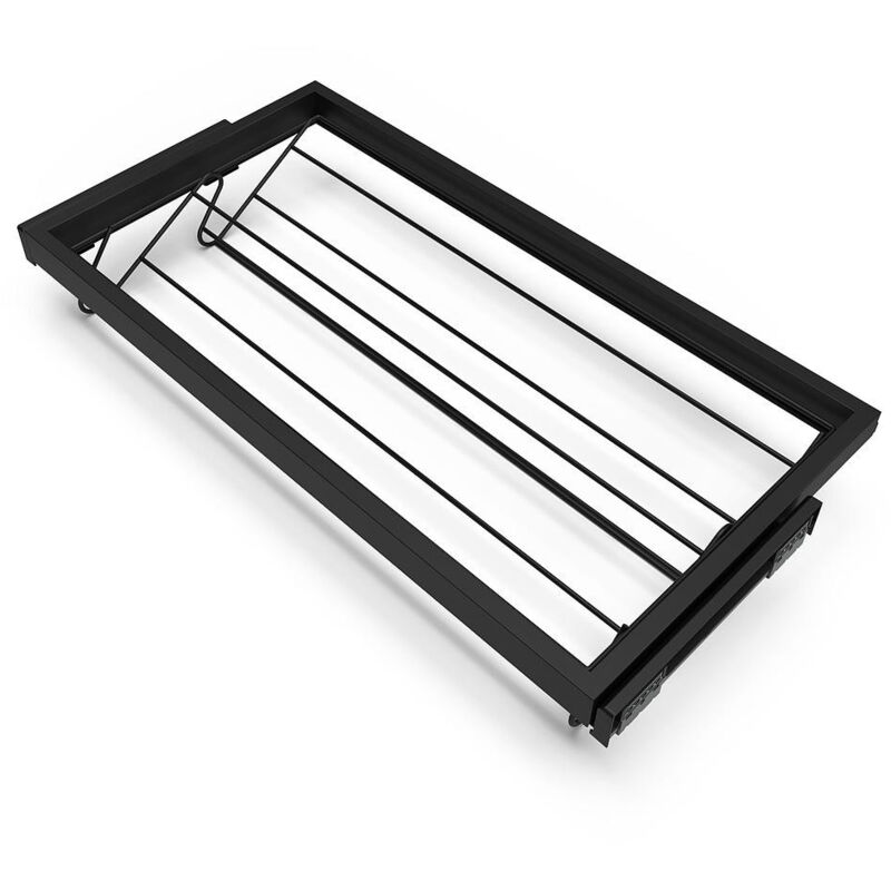 foto del prodotto emuca 7028254 kit tiroir chaussure pour armoire 860 894mm noir textur 