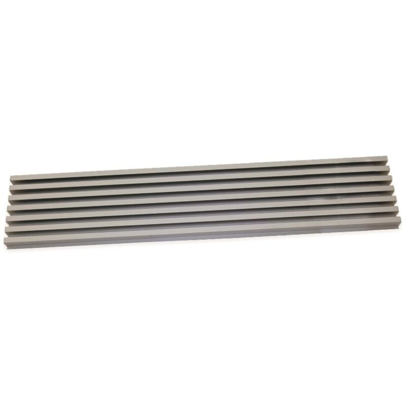 foto del prodotto emuca 8934869 griglia di ventilazione per frigorifero o forno, anodizzato inox