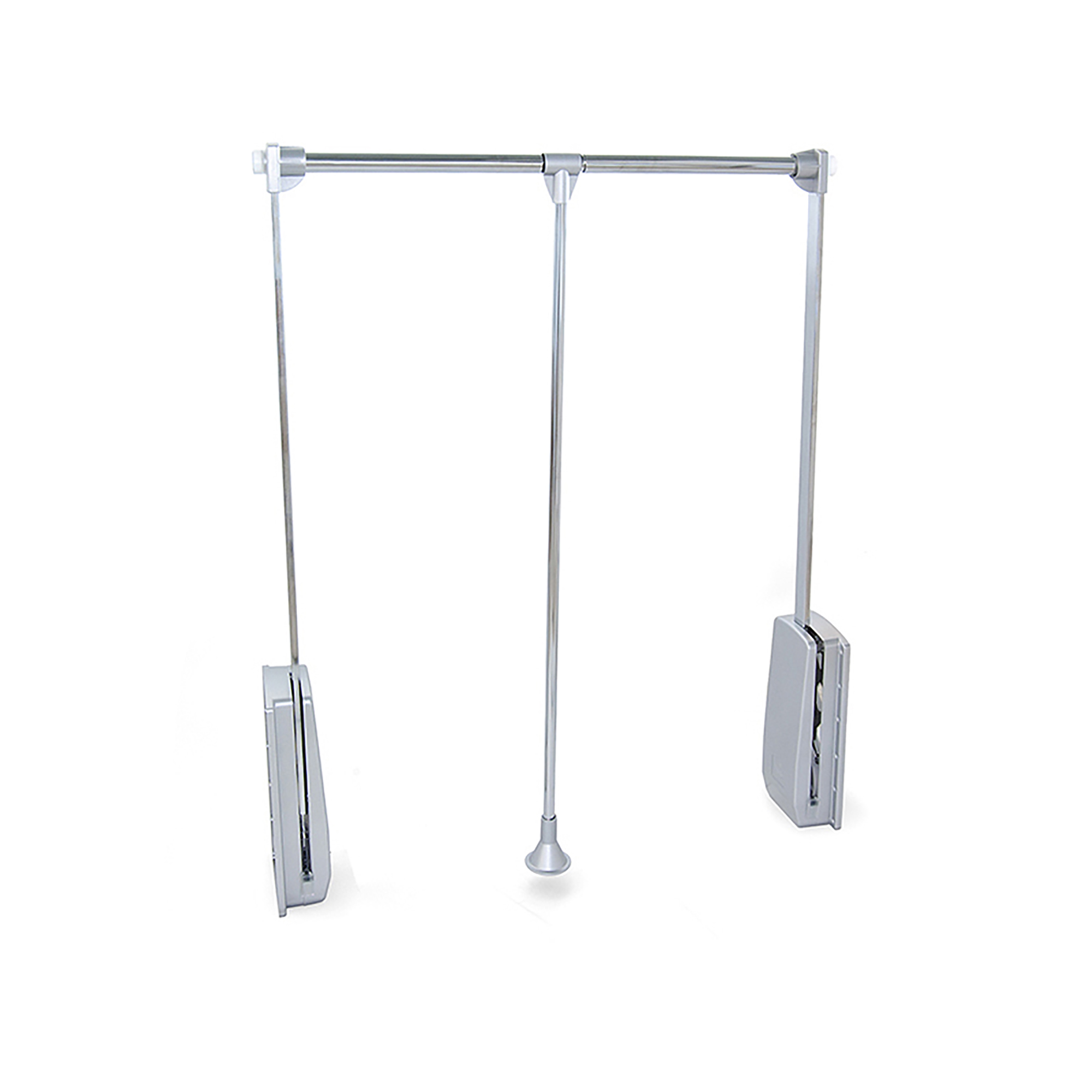 foto del prodotto emuca appendiabiti per armadio hang, 450 600, cromato brillo, acciaio e tecnoplastica, 1 u.