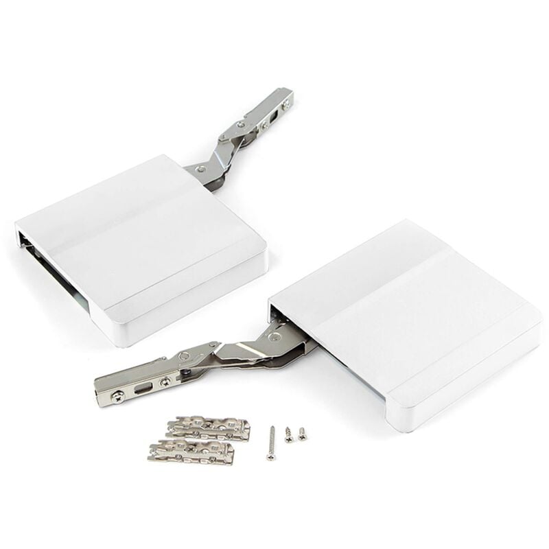 foto del prodotto emuca - braccetto per anta sollevabile di mobile,braccetto per ante a ribalta, forza 960-2.350, acciaio e plastica, bianco