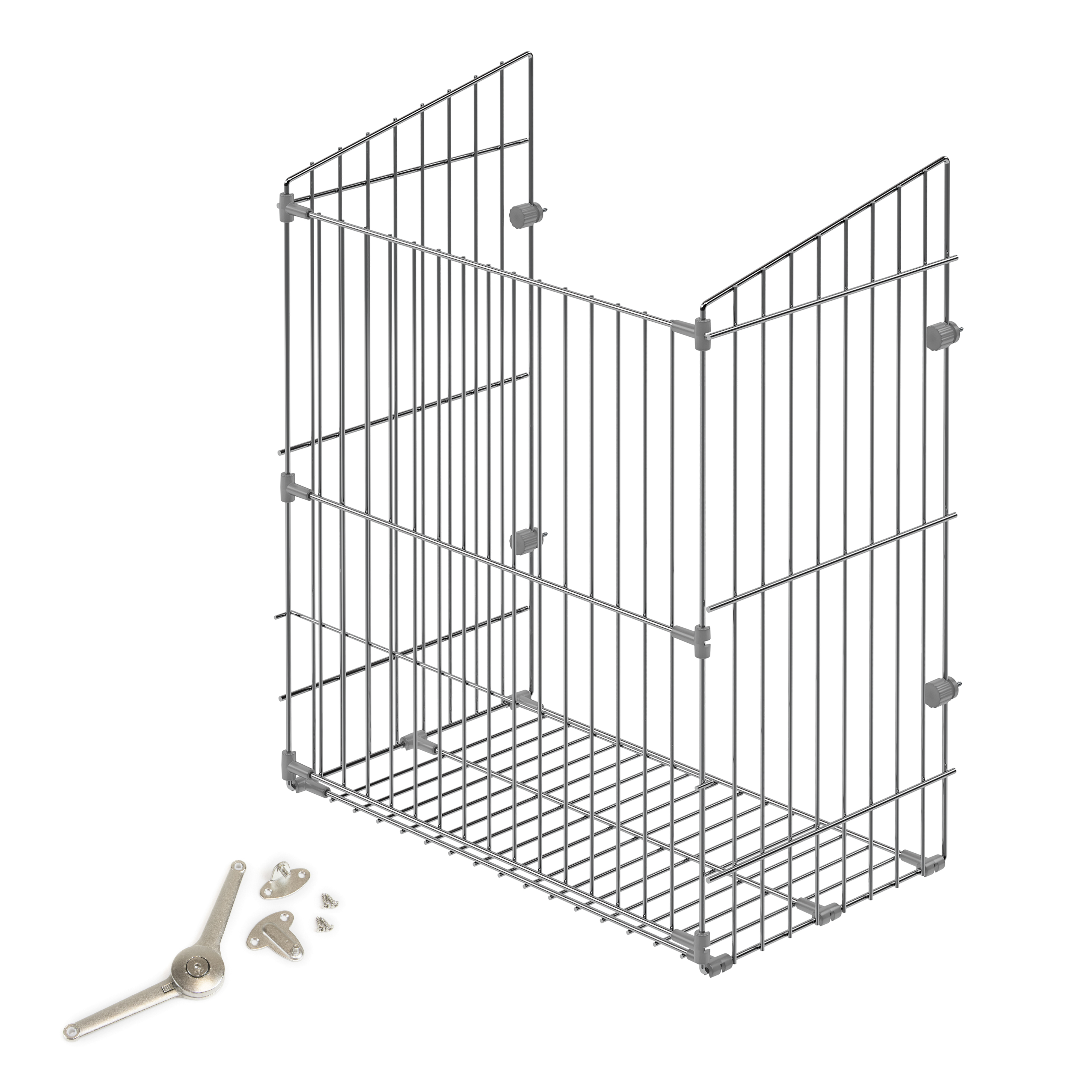 foto del prodotto emuca cestino per il bucato ad incasso per modulo, acciaio, 1 u.