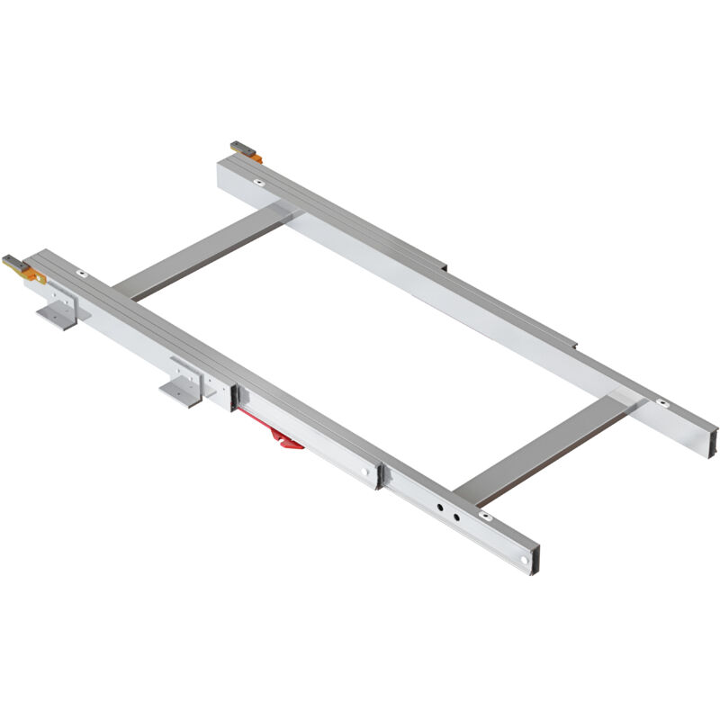 foto del prodotto emuca - guide per tavoli pattini twice top, alluminio, anodizzato opaco