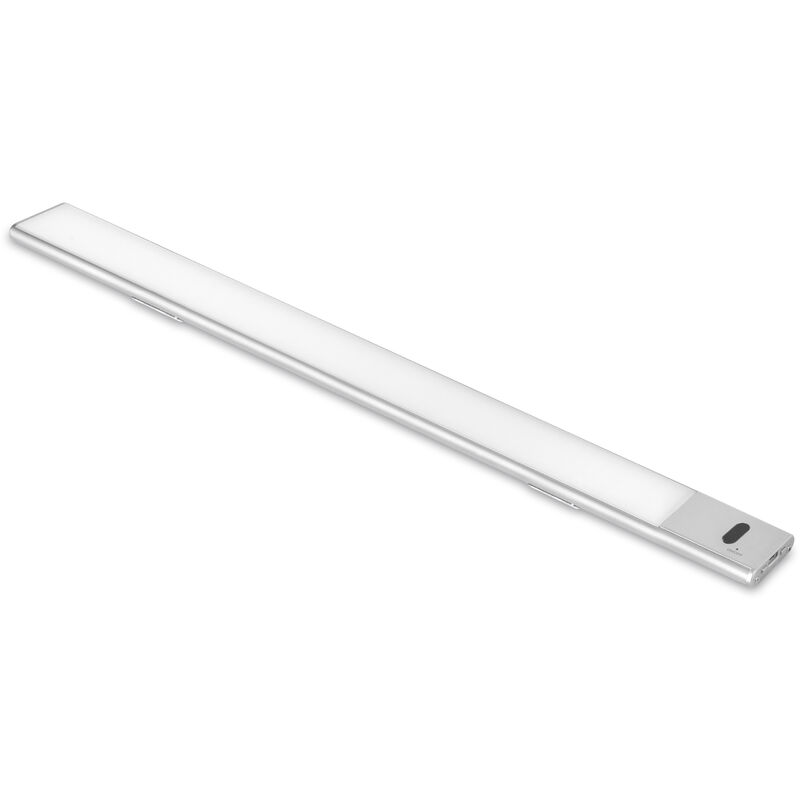 foto del prodotto emuca lampada led ricaricabile con usb kaus con sensore di prossimit , l400mm, tecnoplastica e alluminio, anodizzato opaco