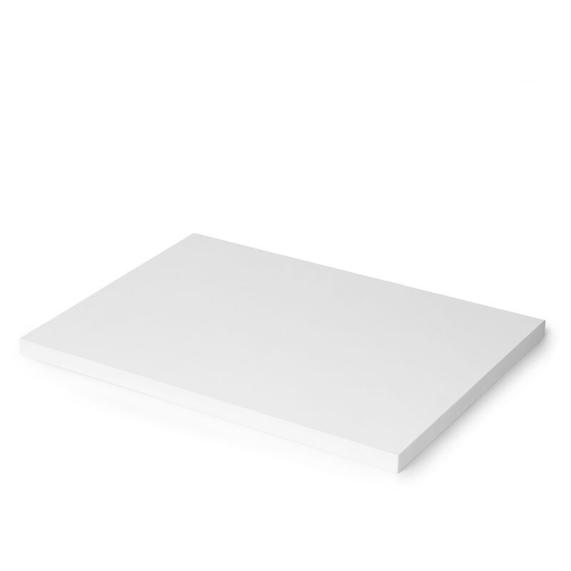 foto del prodotto emuca piano da tavolo, 1150x750mm, spessore 30mm, legno, verniciato bianco