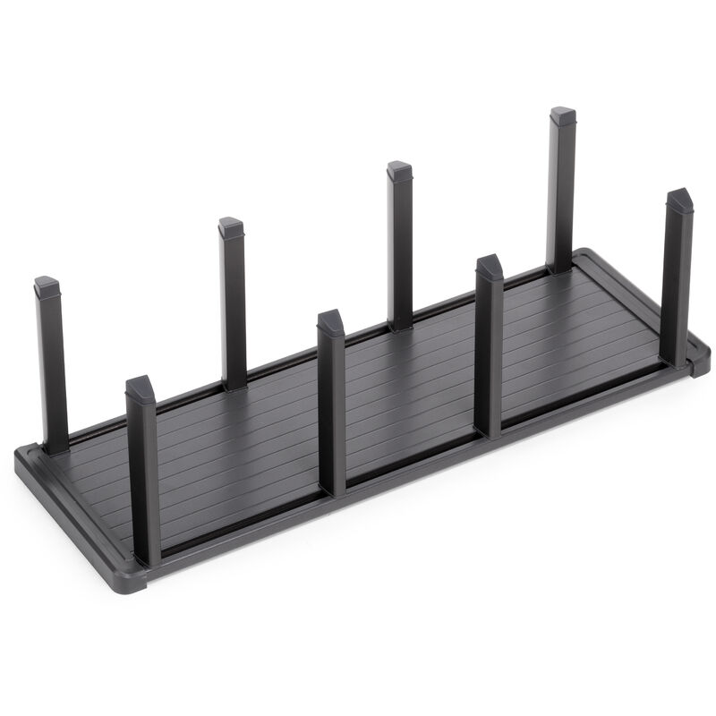 foto del prodotto emuca portapiatti verticale per cassetto orderbox, 159x468 mm, alluminio e tecnoplastica, grigio antracite