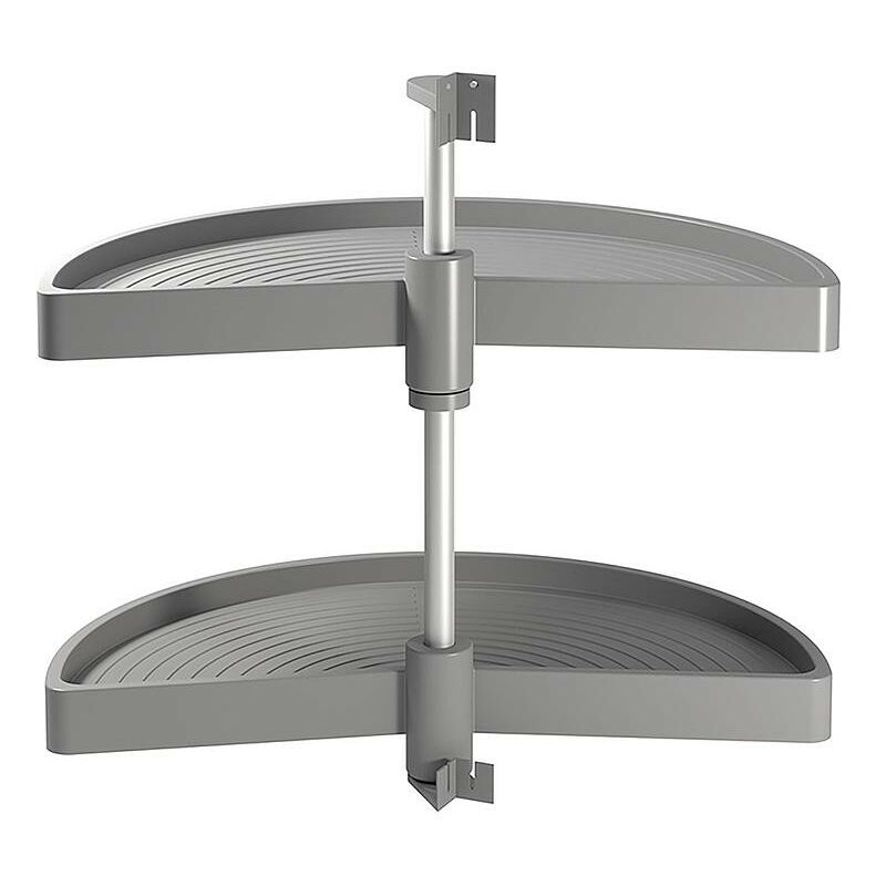 foto del prodotto emuca set di 2 giradischi in plastica modulo grigio