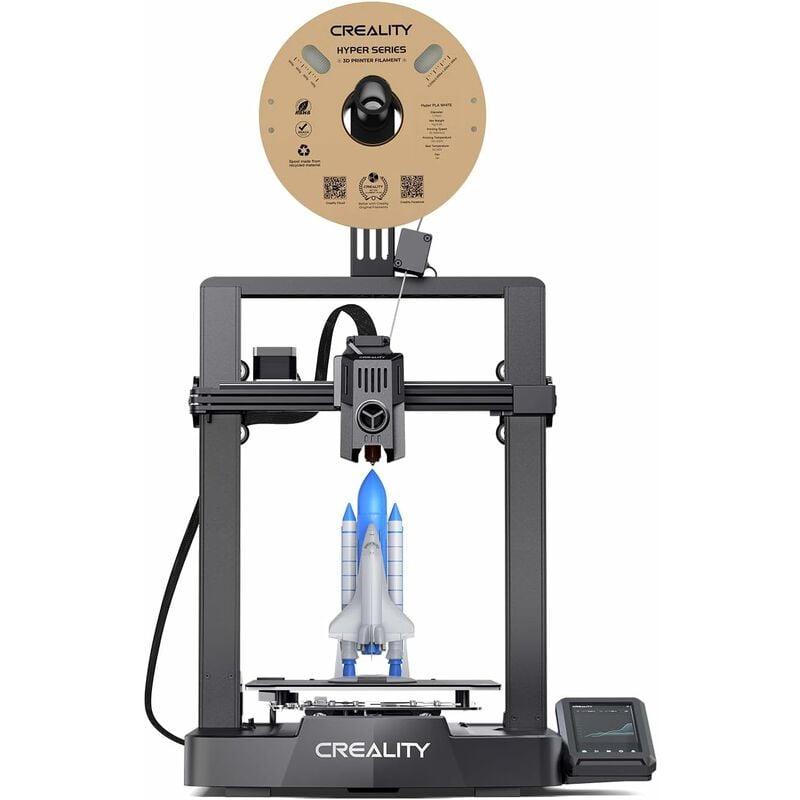 foto del prodotto ender 3 v3 ke stampante 3d, velocit di stampa 500 mm s stampante 3d con cr touch livellamento automatico sprite estrusore diretto doppie ventole