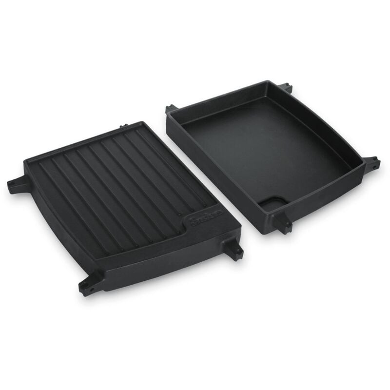 foto del prodotto enders switch grid piastra reversibile in ghisa per barbecue a gas compatibile con modelli della linea urban explorer next accessori griglia