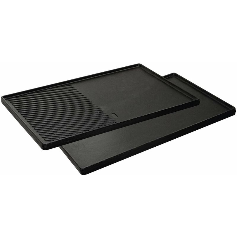 foto del prodotto enders switch grid piastra reversibile in ghisa per barbecue a gas compatibile con modello monroe pro 4 boston 4 6 accessori griglia