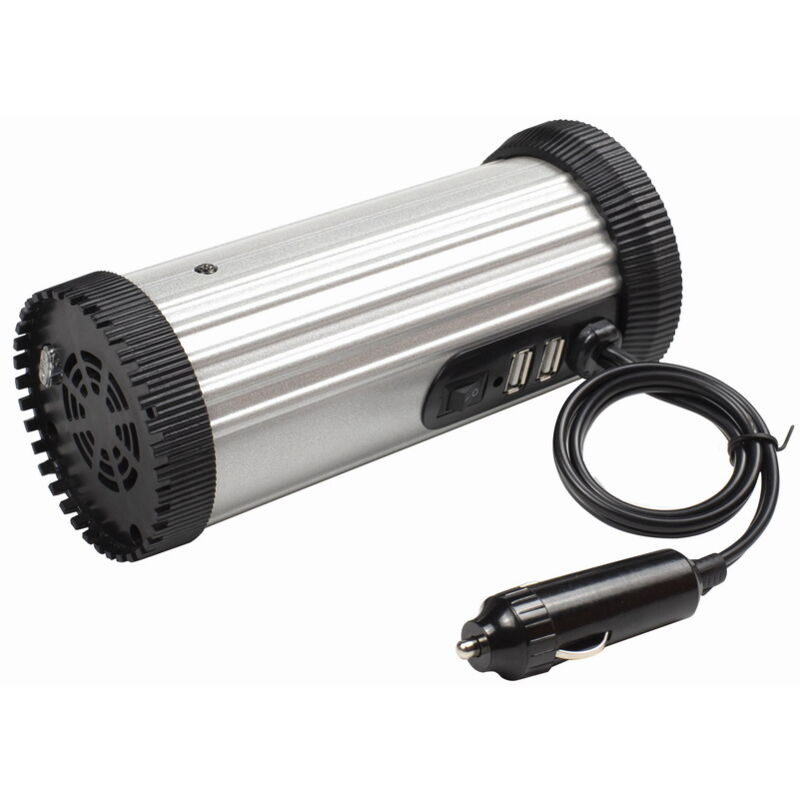 foto del prodotto energenie gembird eg pwc150 01 adattatore e inverter de auto power 150 w nero, grigio