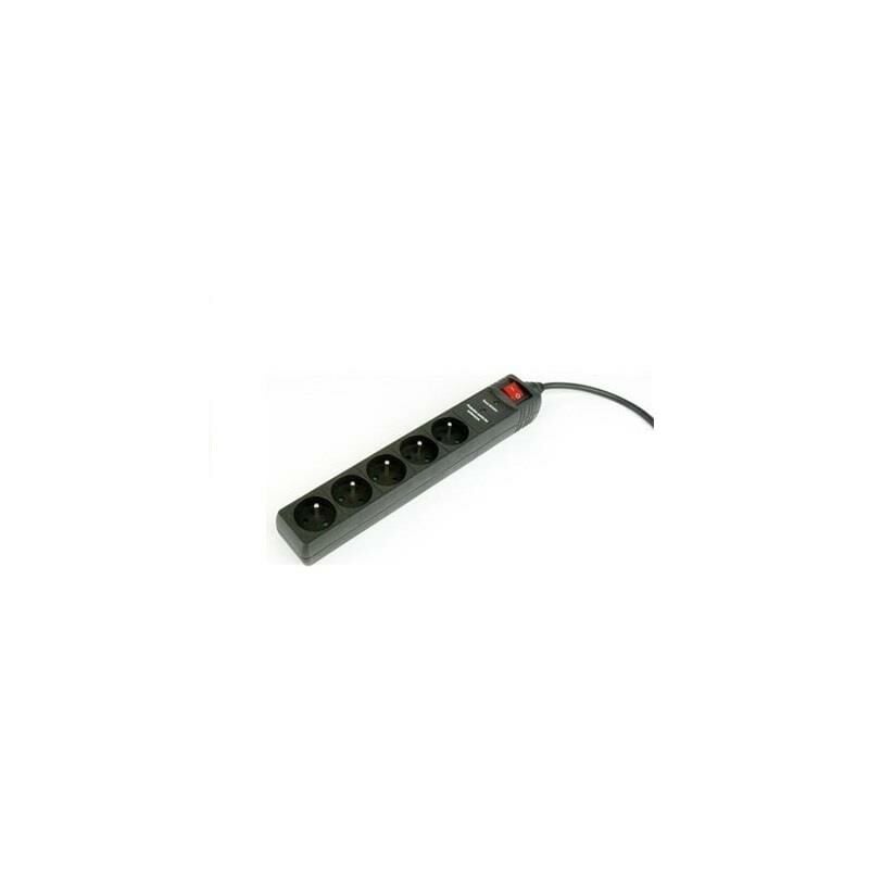 foto del prodotto energenie - spf5-c-5 limitatore di sovratensione 5 prese ac 250 v 1,5 m nero