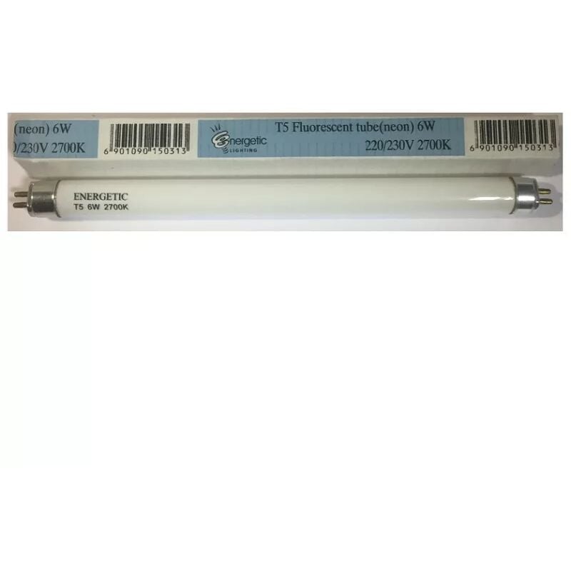 foto del prodotto energetic lighting el6w2700k tubo t5 mini fluorescente g5 6w 2700k 220 230v l210mm