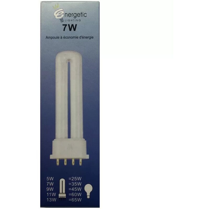 foto del prodotto energetic lighting lampadina ydw7 u 2g7 7w 350lm l120mm risparmio energetico lunga durata