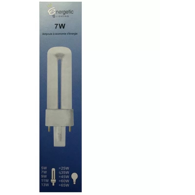 foto del prodotto energetic lighting ydn7 u lampadina g23 7w 350lm l137mm risparmio energetico lunga durata
