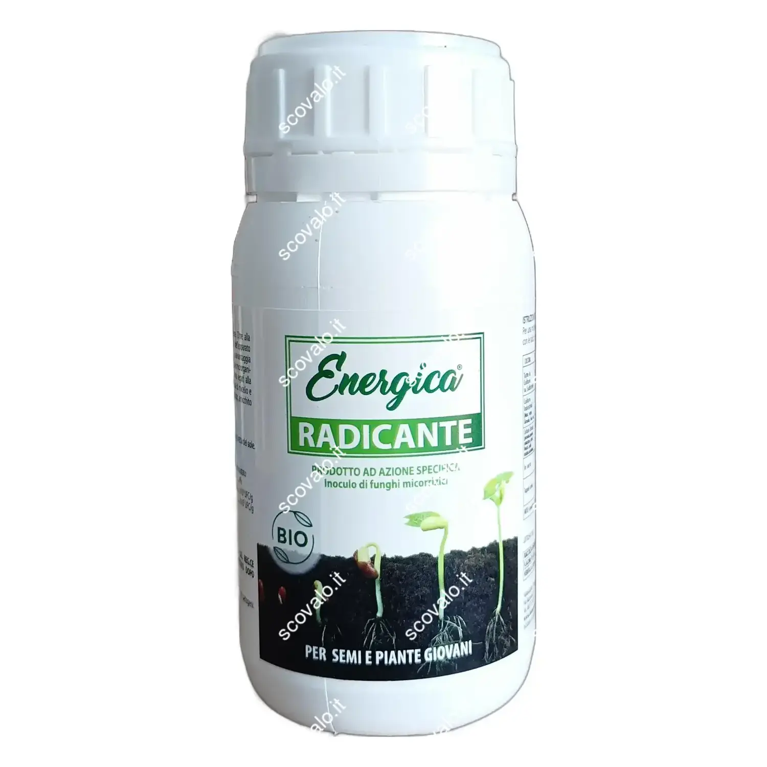 foto del prodotto energica ormone radicante semi e talee favorisce lo sviluppo radici con micorrize 100gr