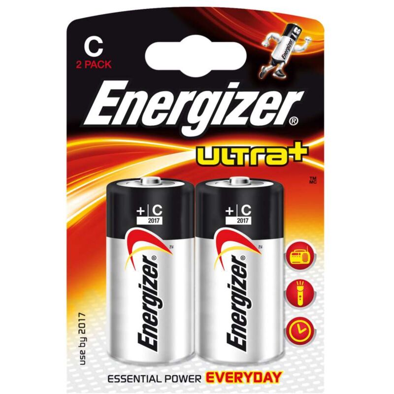 foto del prodotto energizer pila 1 2 torcia alcalina ultraplus e93 lr14 c