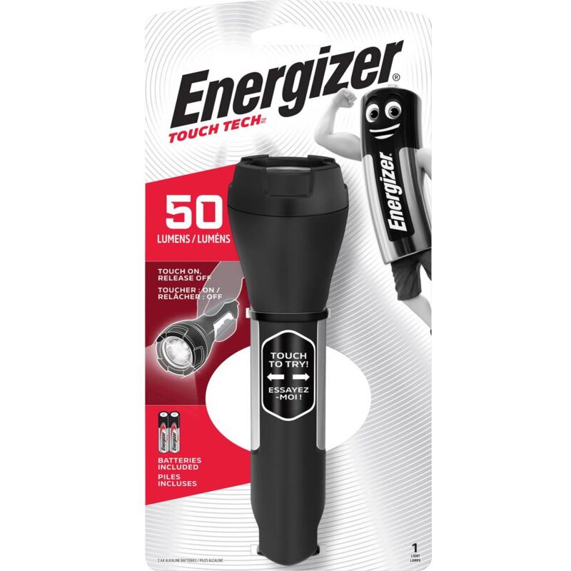 foto del prodotto energizer touch tech led monocolore torcia tascabile a batteria 50 lm 20 h 168 g