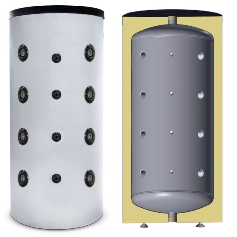 foto del prodotto energy duegi accumulo da 500 lt fish s4 100 x per impianti di riscaldamento