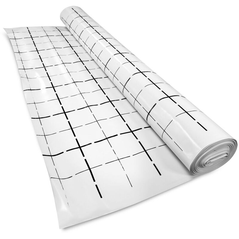 foto del prodotto energy duegi barriera a vapore in bobina da 100 mq con griglia stampata, spessore 0,2 mm