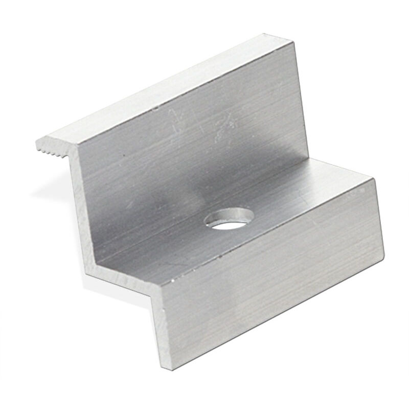 foto del prodotto energy duegi morsetto terminale a z in alluminio altezza del modulo 40 mm