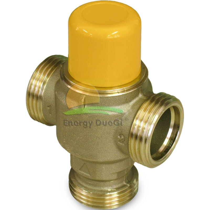 foto del prodotto energy duegi - valvola deviatrice termostatica con taratura fissa a 48 gradi 1' m