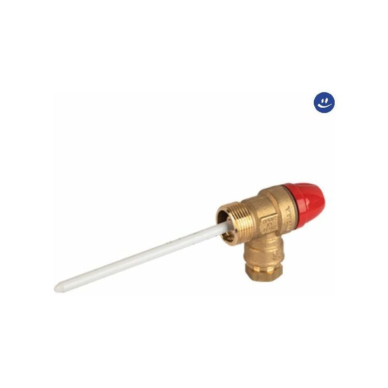 foto del prodotto energy duegi valvola di sicurezza per impianti solari e protezione serbatoi di acqua calda combinata temperatura e pressione 1 2 x 15 6bar tiemme