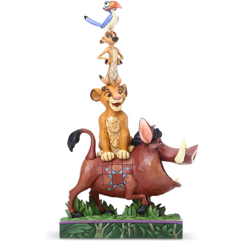 foto del prodotto enesco disney tradition il re leone impilabile figurina, resina, multicolore, 12 x 12 x 20 cm