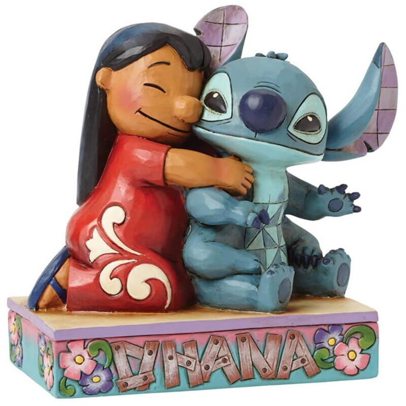foto del prodotto enesco ition disney, figurina, lilo e stitch, resina, multicolore