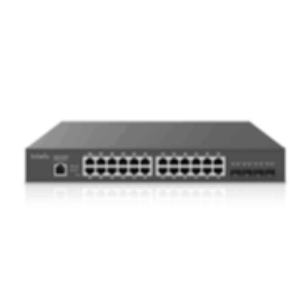 foto del prodotto engenius ecs1528t switch di rete gestito l2 l3 gigabit ethernet 10 100 1000 nero