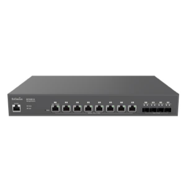 foto del prodotto engenius ecs2512 switch di rete gestito l2 2.5g ethernet 100 1000 2500 nero