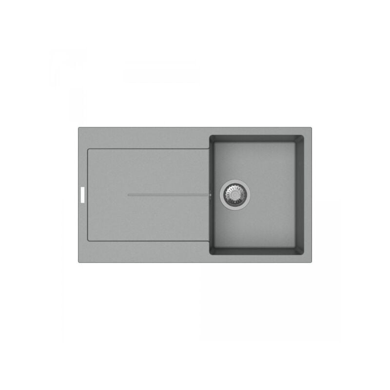 foto del prodotto enigma d100 lavello vasca e gocciolatoio croma