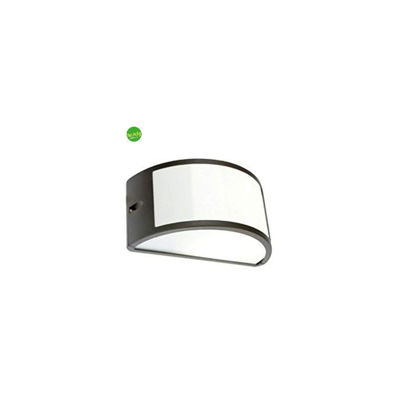 foto del prodotto enio applique moderno 60w nero 08594 illuminazione da esterno