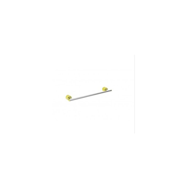 foto del prodotto enjoy color porta asciugamano 30cm in ottone cromato verde metaform