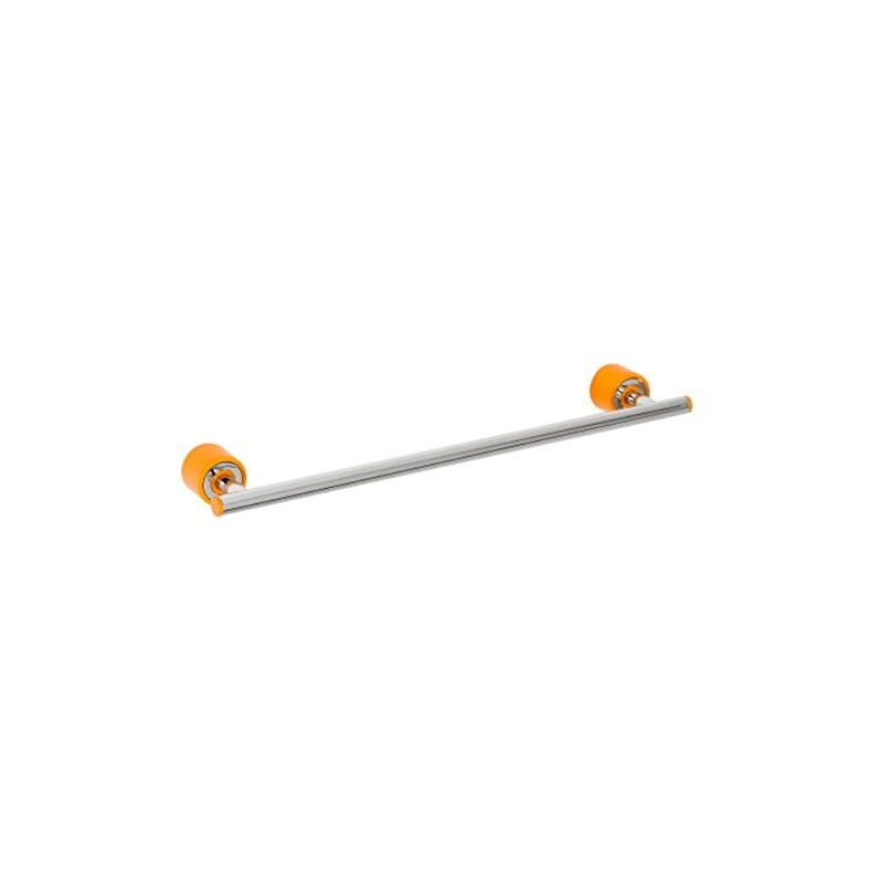 foto del prodotto enjoy color porta asciugamano56cm in ottone cromato arancio metaform