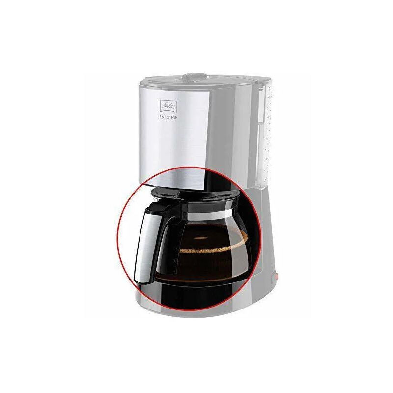foto del prodotto enjoy top caraffa in vetro, nero melitta