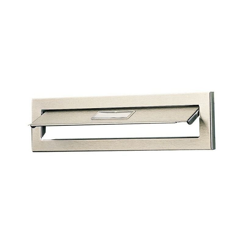 foto del prodotto entrata per cassetta delle lettere in acciaio inox n 2 decayeux 230 x 30 mm 161238