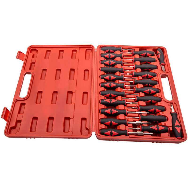 foto del prodotto entriegelungswerkzeug stecker auspinwerkzeug set iso pin l sewerkzeug kfz 23tlg.entriegelungswerkzeug stecker auspinwerkzeug set iso pin lsewerkzeug