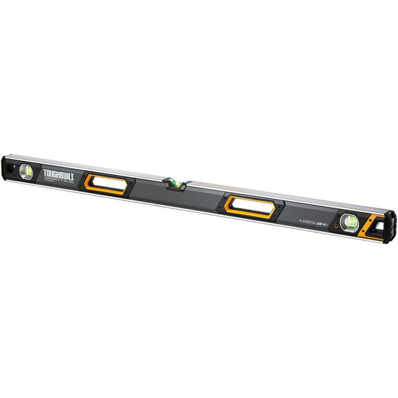 foto del prodotto eny suministros livella magnetica illuminata a bolla d aria tubolare de 120cm tb h2 l m120lh m toughbuilt