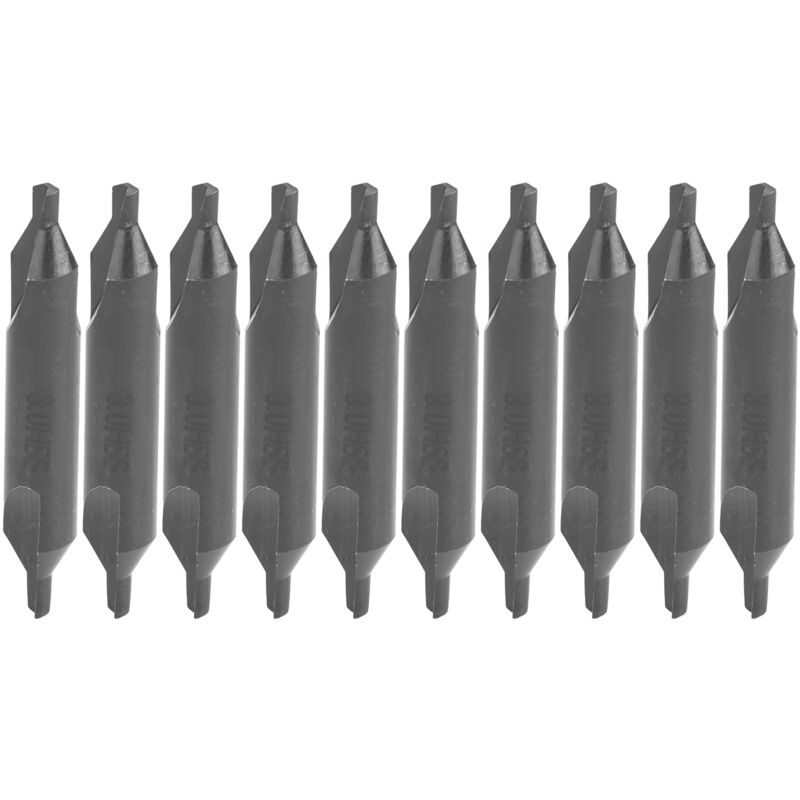 foto del prodotto eosnow 10 pezzi di perforazione di centraggio bit atype ad alta velocit in acciaio industriale strumento di lavorazione 3mm 3 mm