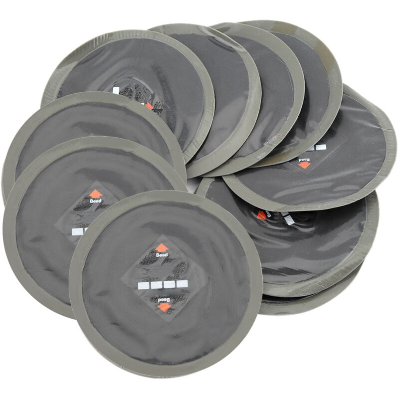 foto del prodotto eosnow 10 pezzi di riparazione dei pneumatici patch a freddo, patch tubeless ultra sottili per la puntura del pneumatico emergenza per veicolo moto